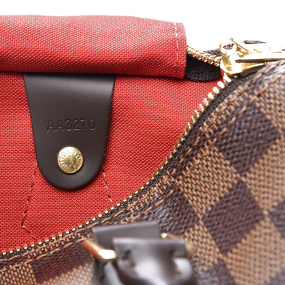 Louis Vuitton Damier Ebene Speedy Bandouliere 25 5 of 9