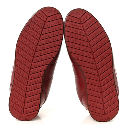 Louis Vuitton Lambskin Vachetta Mens LV Buttersoft Sneakers 10 Bordeaux 6 of 11