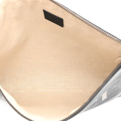 Gucci Pebbled Calfskin Logo Wristlet Black 5 of 8