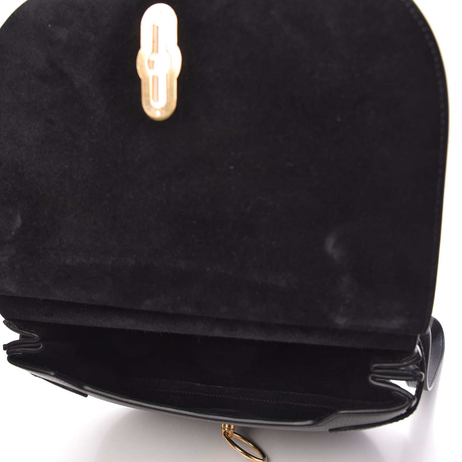 Mulberry Small Classic Grain Calfskin Amberley Satchel Black 5 of 9