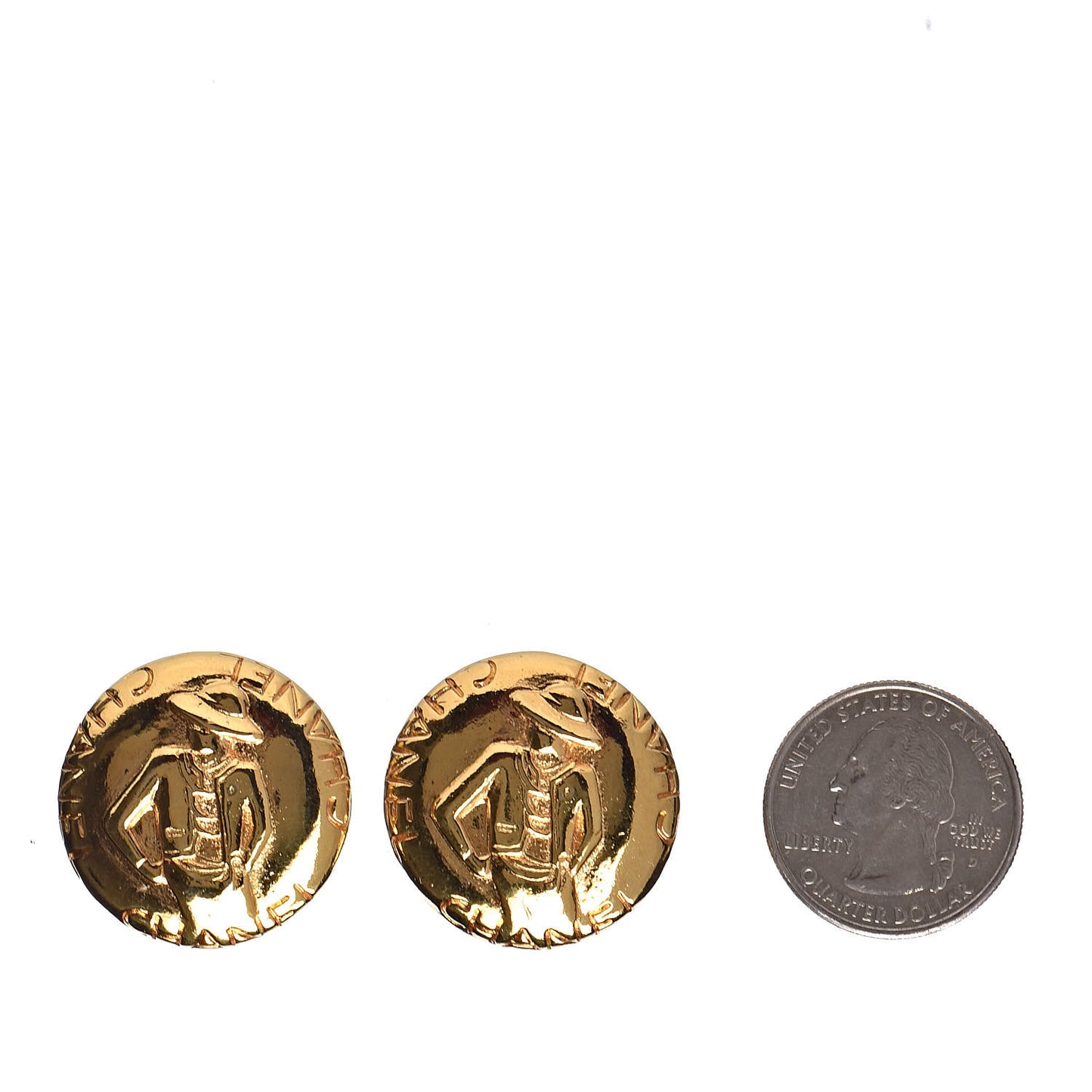 Coco Clip On Earrings Gold