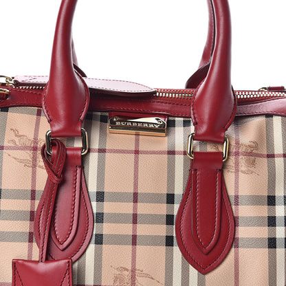 Burberry Haymarket Check Colours Small Gladstone Military Red 8 of 10