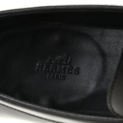 Hermes Calfskin Destin Loafers 40 Black 8 of 15