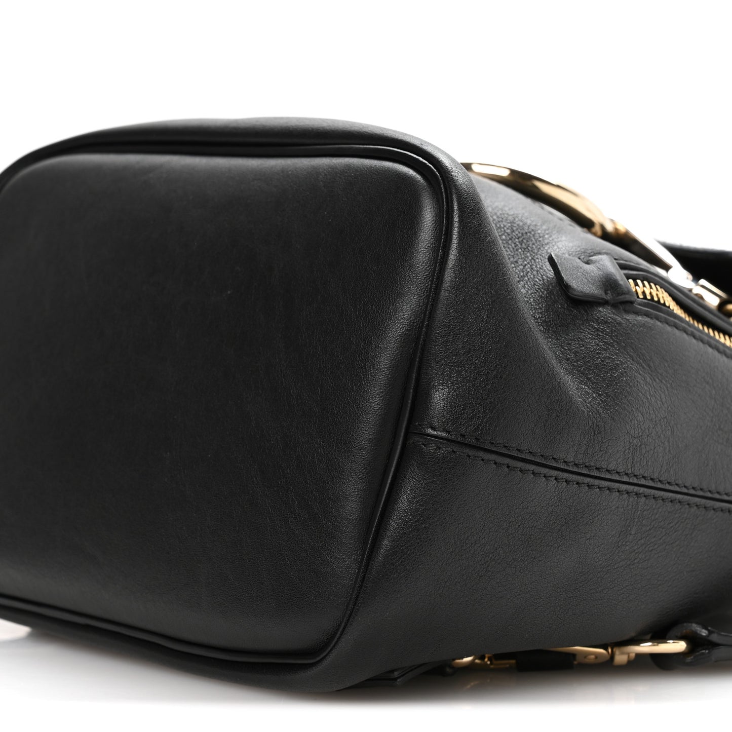 Suede Calfskin Small Faye Backpack Black