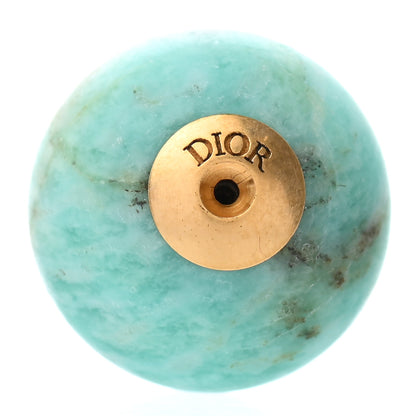 Christian Dior Pearl Tribal Flower Earring Turquoise 4 of 5