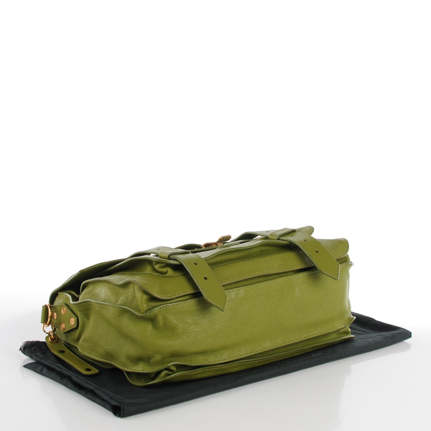 Proenza Schouler Lambskin Medium PS1 Satchel Olive 4 of 12