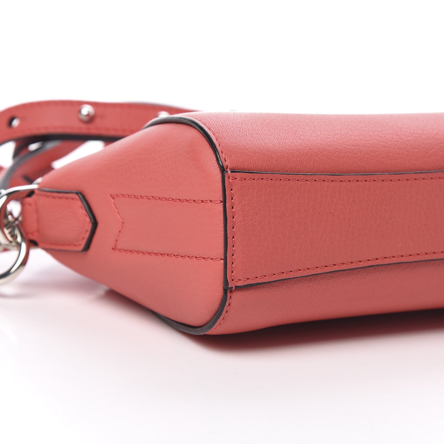 Givenchy Sugar Goatskin Nano Antigona Coral 9 of 10