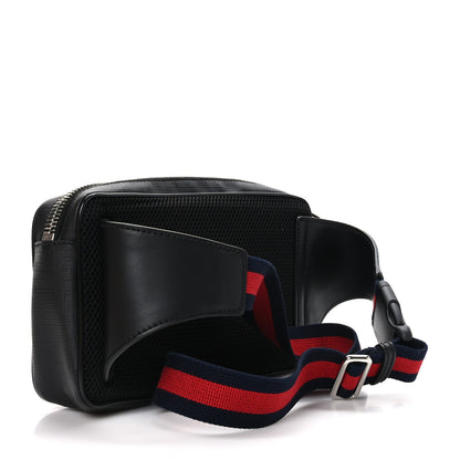 Gucci Soft GG Supreme Monogram Web Belt Bag Black Grey 3 of 9