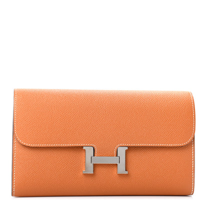 Hermes Epsom Constance Long Wallet Toffee 1 of 10