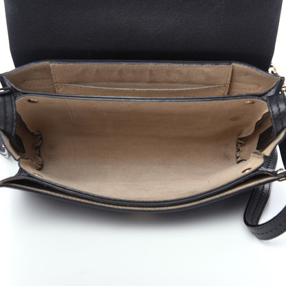 Chloe Suede Calfskin Small Faye Shoulder Bag Black 4 of 13