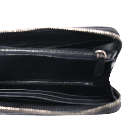 Bottega Veneta Nappa Intrecciato Zip Around Wallet Black 5 of 8