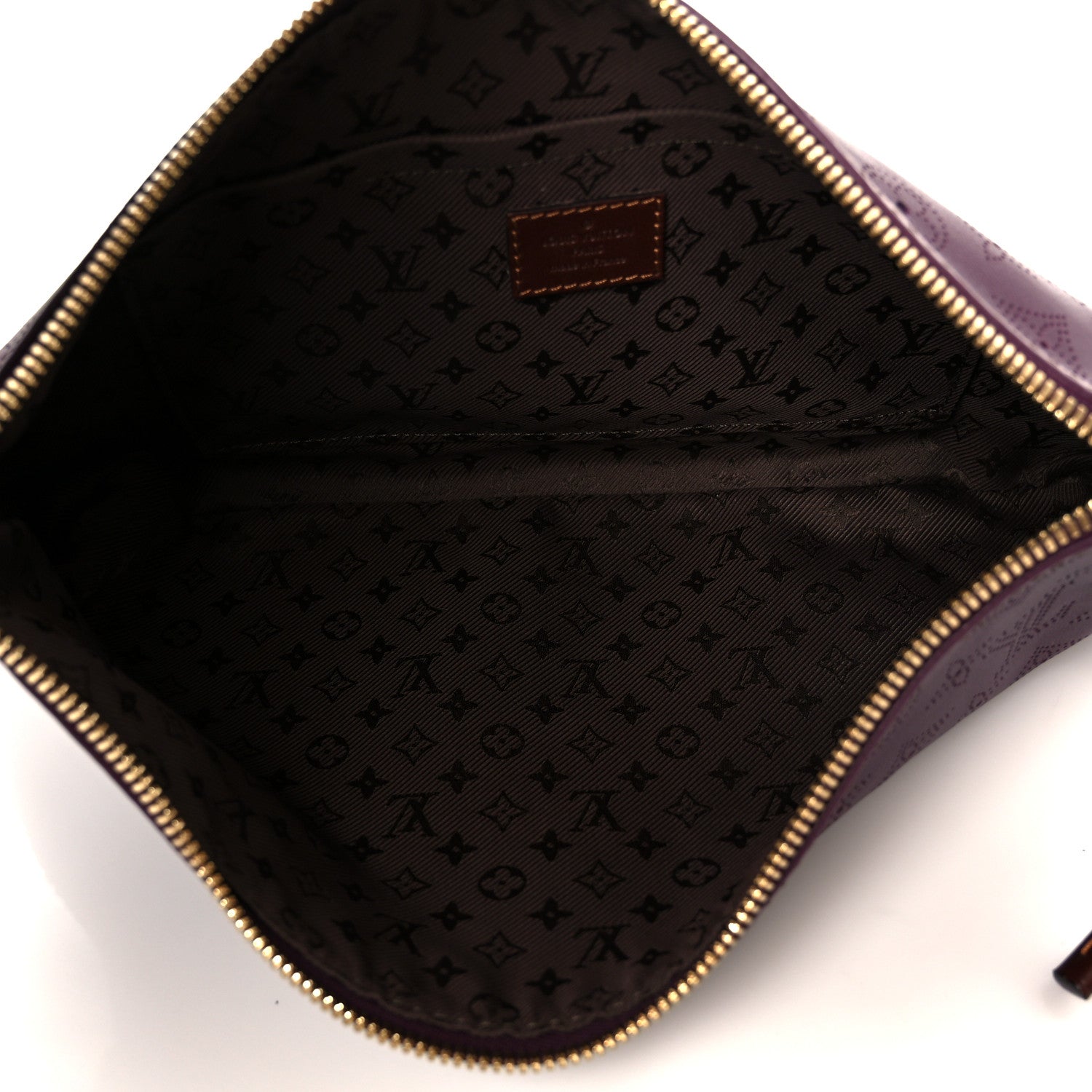 Louis Vuitton Mahina Onatah Pochette Aubergine 5 of 10
