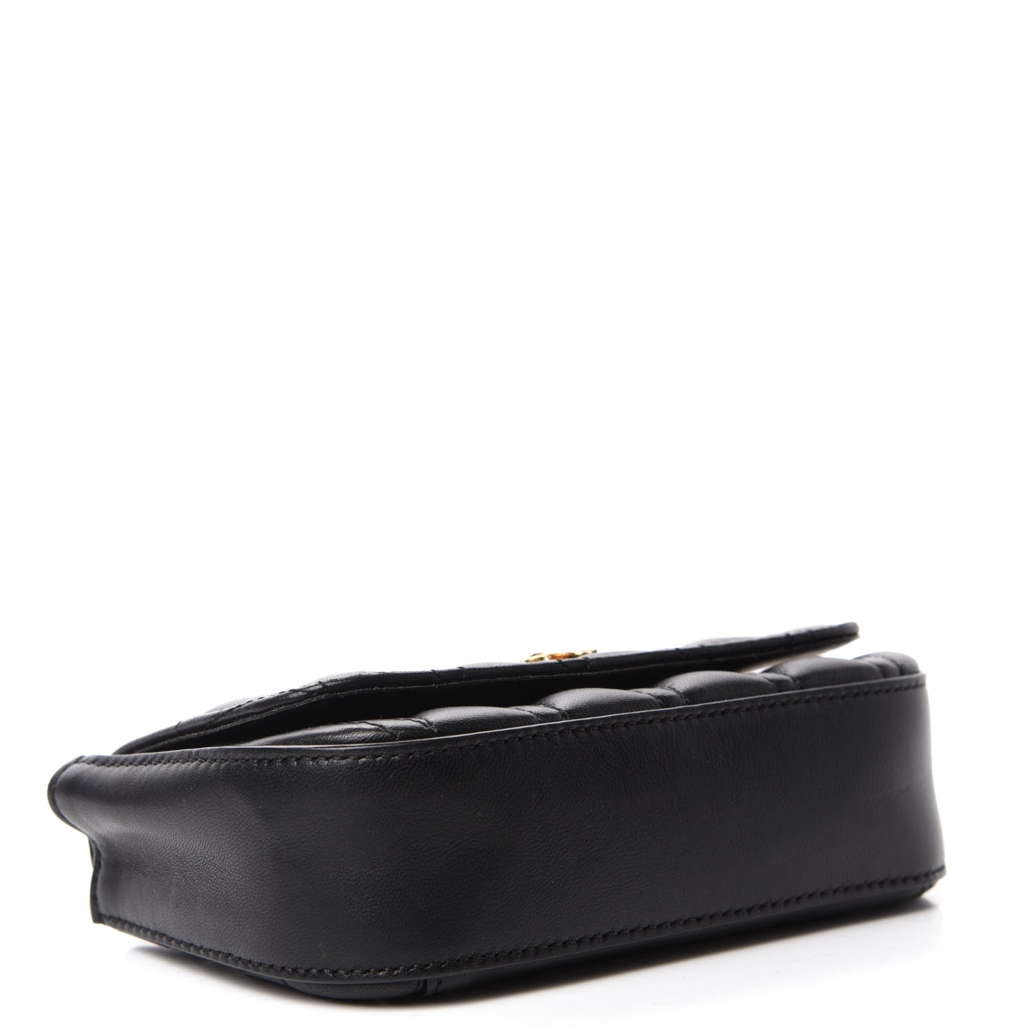 Versace Nappa Quilted Virtus Evening Bag Black 4 of 11
