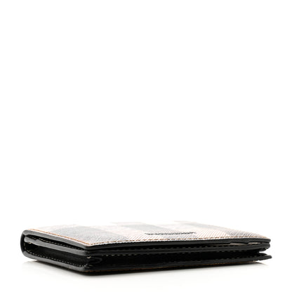 Burberry E-Canvas Giant Check Flint Card Case Dark Birch Brown 4 of 8