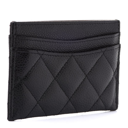 Chanel Caviar Quilted Card Holder Black 3 of 10