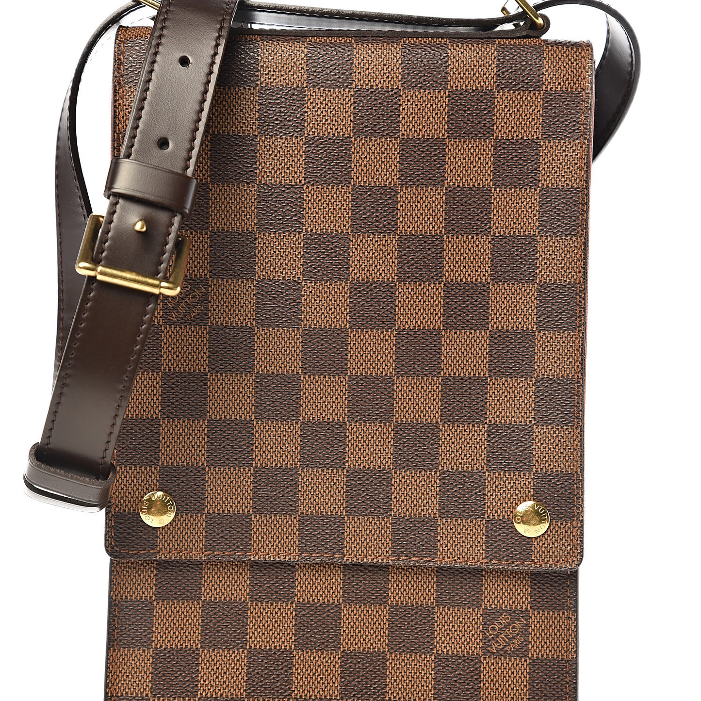 Damier Ebene Portobello Travel Shoulder Bag