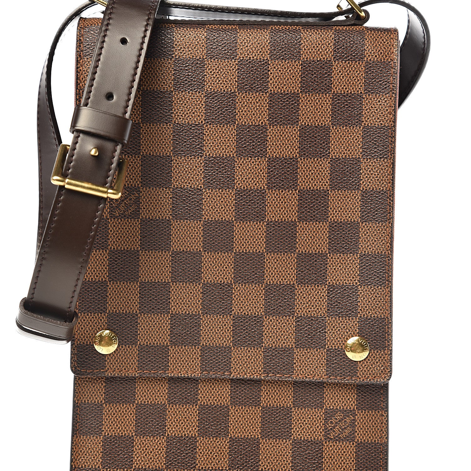 Louis Vuitton Damier Ebene Portobello Travel Shoulder Bag 11 of 11