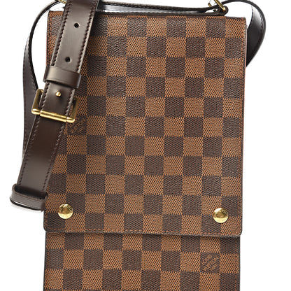 Louis Vuitton Damier Ebene Portobello Travel Shoulder Bag 11 of 11
