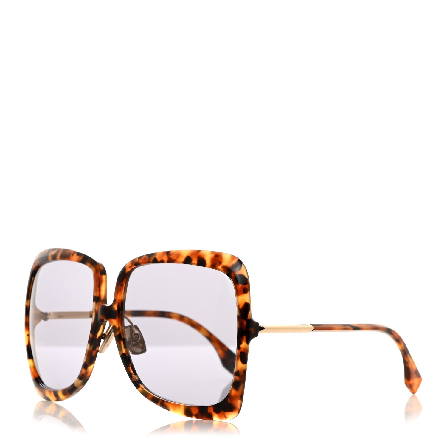 Fendi Square Sunglasses FF 0429/S Havana 1 of 7