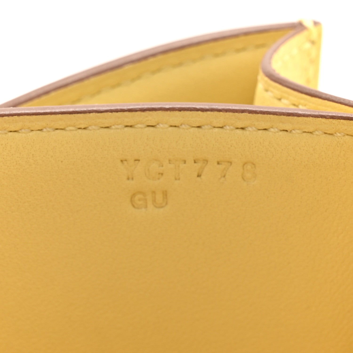 Hermes Epsom Constance 24 Jaune Poussin 7 of 12