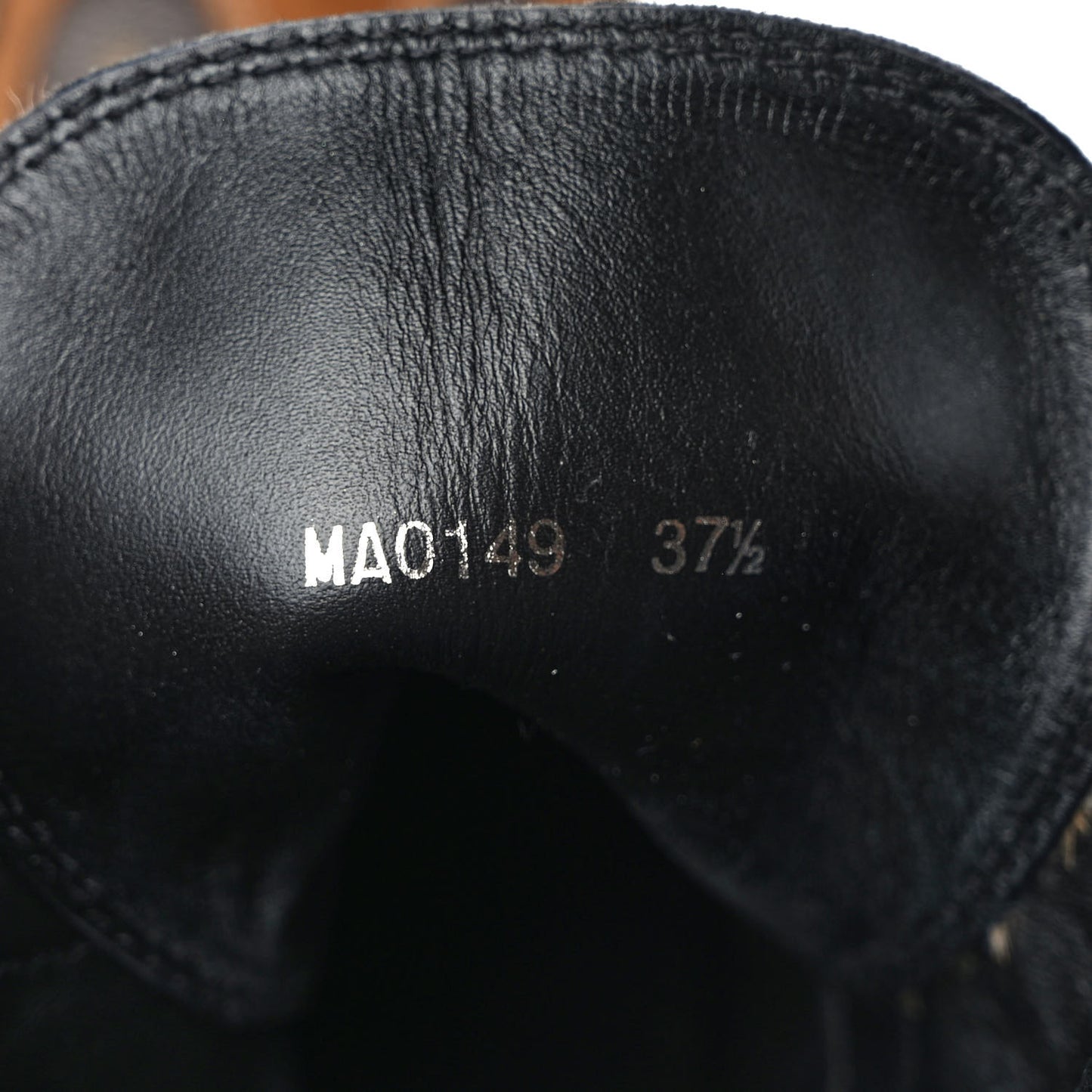 Suede Calfskin Monogram Laureate Platform Desert Boots 37.5 Cognac