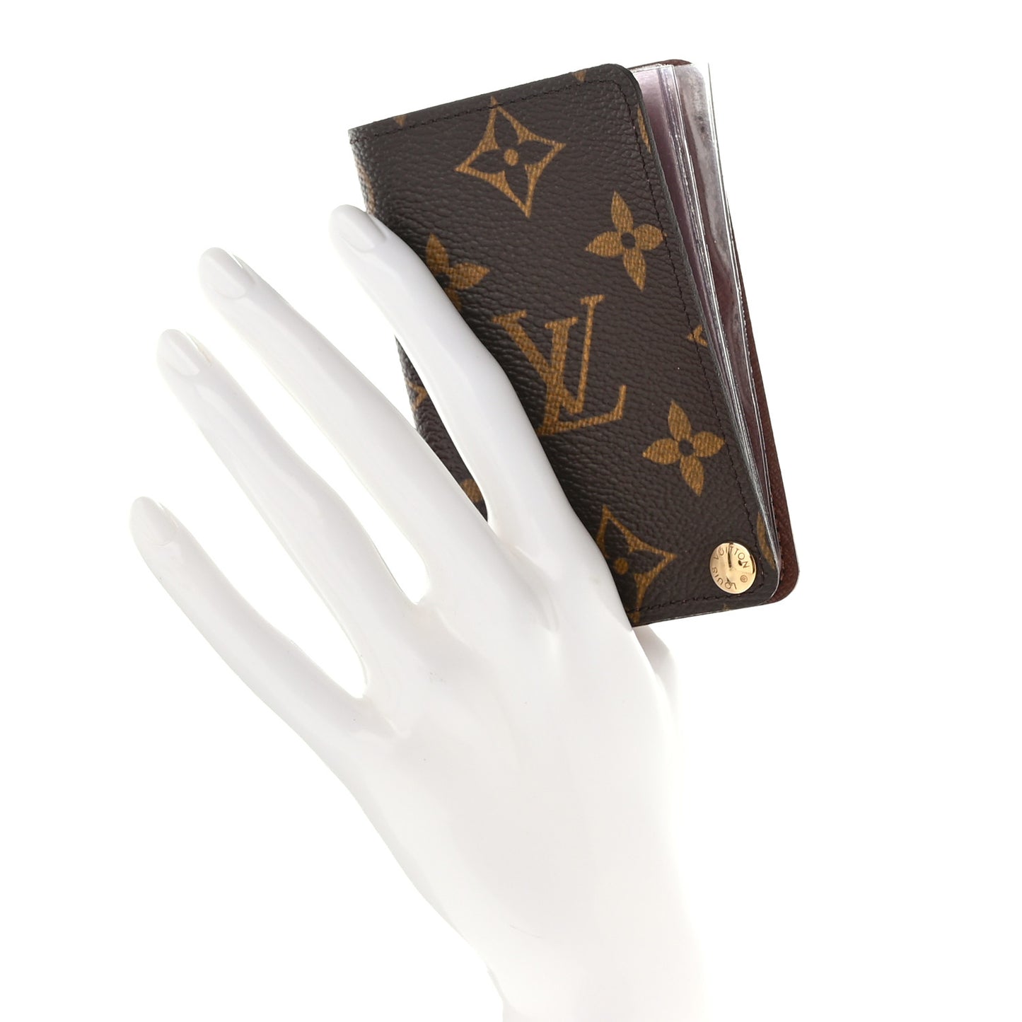 Monogram Credit Card Photo Holder