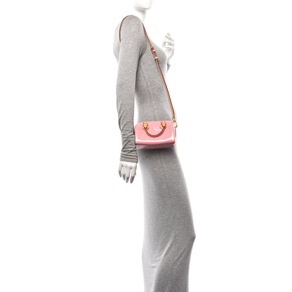 Louis Vuitton Vernis Monogram Nano Speedy Mochi Pink 2 of 16
