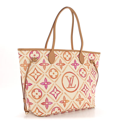 Louis Vuitton Monogram Giant By The Pool 2.0 Neverfull MM Coral 4 of 11