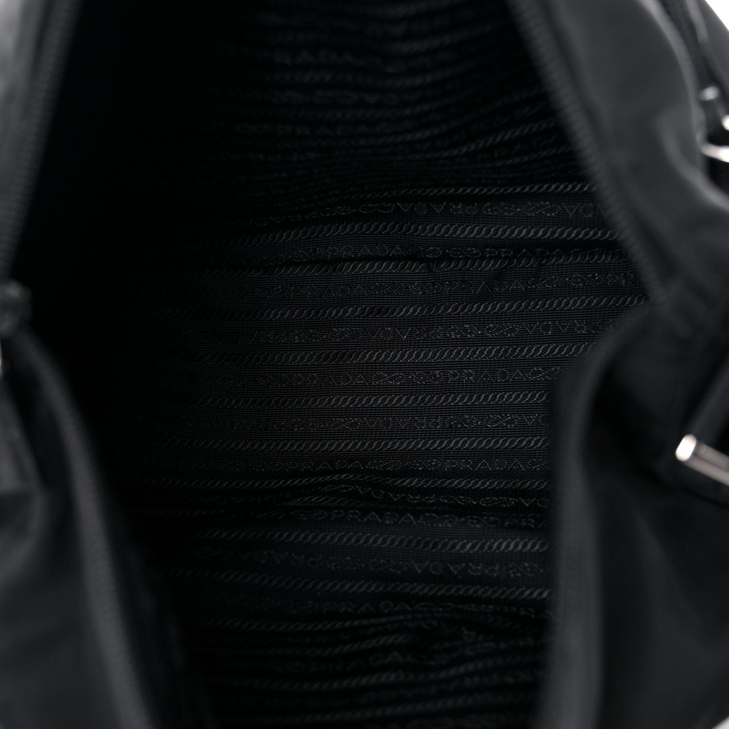 Prada Nylon Vela Messenger Bag Black 5 of 15