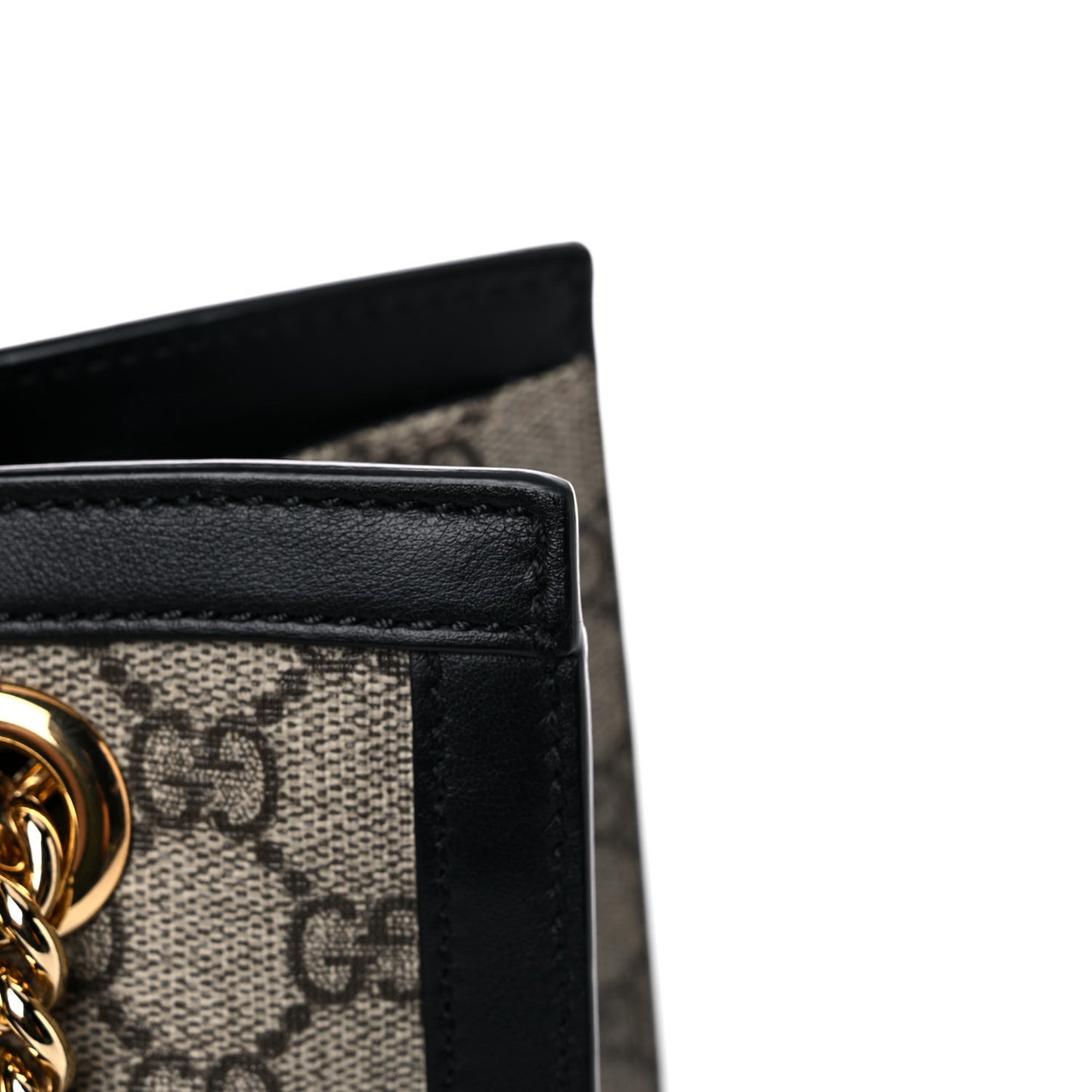 GG Supreme Monogram Small Padlock Tote Black