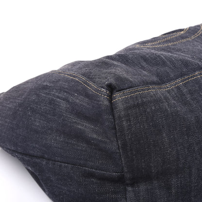 Chanel Denim XL Coco Cabas Tote Dark Blue 5 of 12