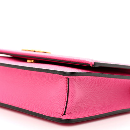 Salvatore Ferragamo Hammered Calfskin Gancini Minibag Pink 9 of 9