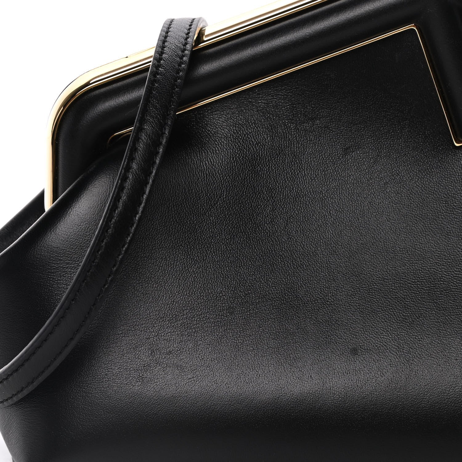 Fendi Shiny Nappa Small Fendi First Black 12 of 17