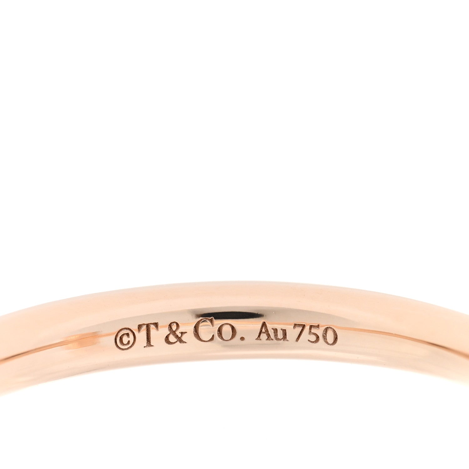 Tiffany 18K Rose Gold T T1 Ring 53 6.25 5 of 5