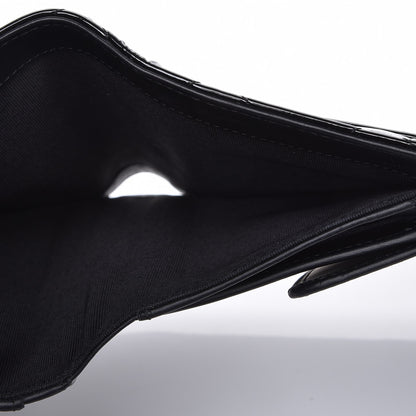 Chanel Patent Calfskin Quilted Large Flap Wallet Black 5 of 8