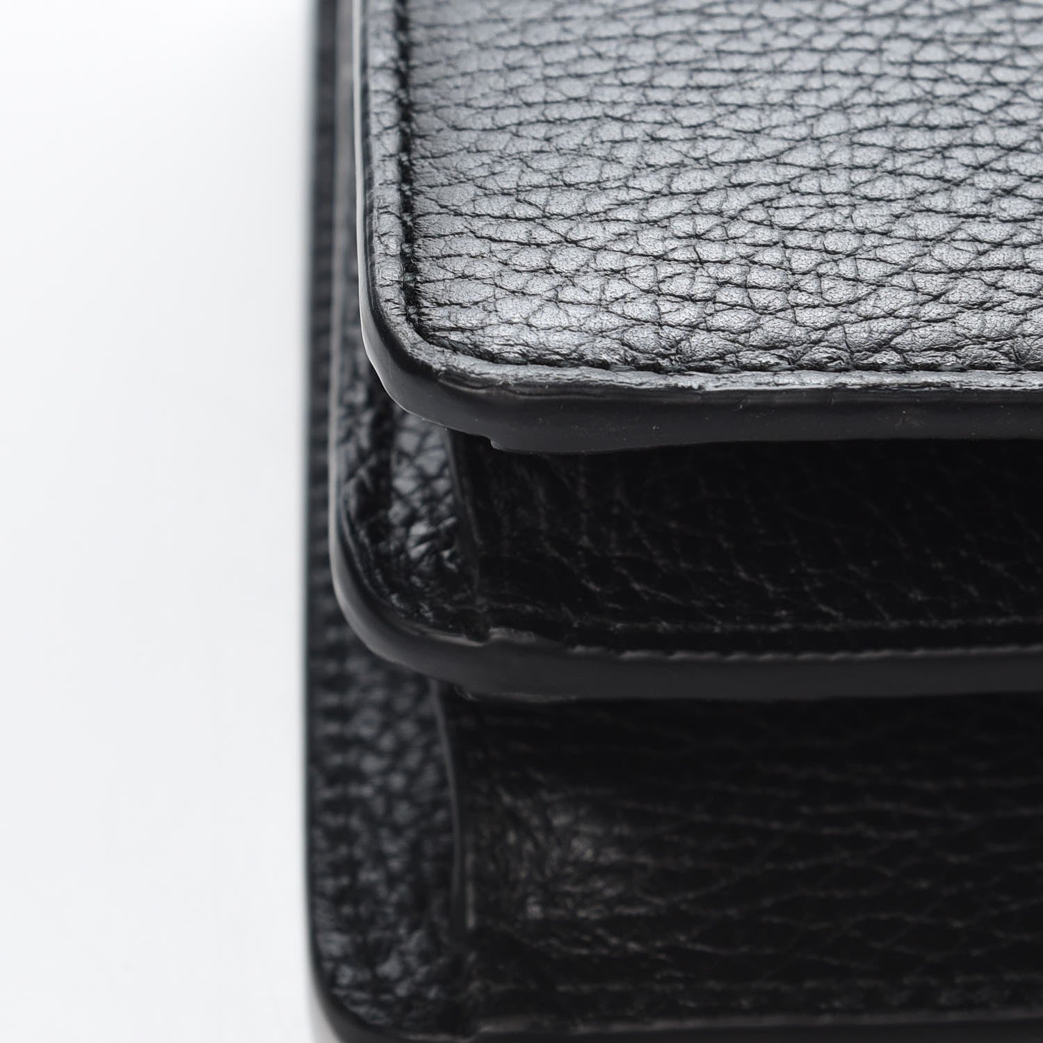 Gucci Pebbled Calfskin Small Dionysus Shoulder Bag Black 8 of 11