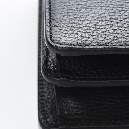 Gucci Pebbled Calfskin Small Dionysus Shoulder Bag Black 8 of 11