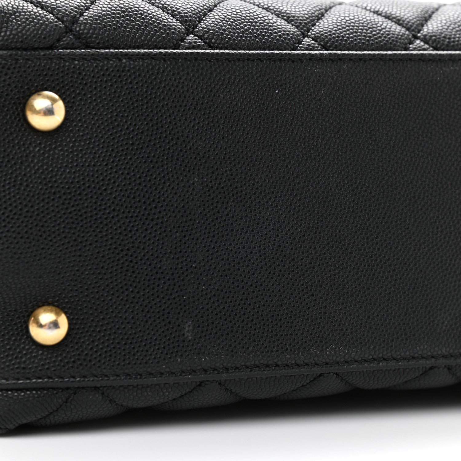 Chanel Caviar Lizard Embossed Quilted Small Coco Handle Flap Black 11 of 11