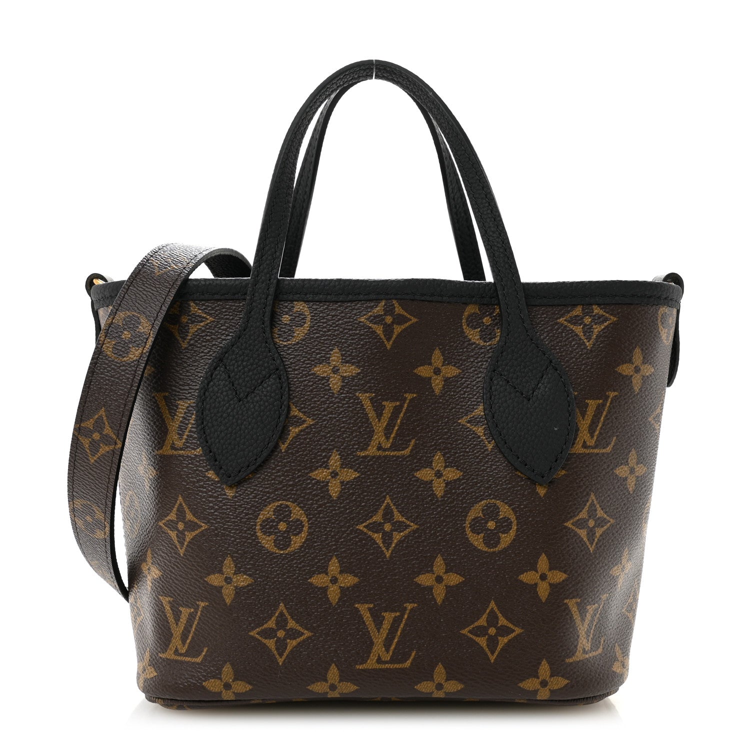 Louis Vuitton Monogram Neverfull Inside Out Bandouliere BB Black 2 of 28