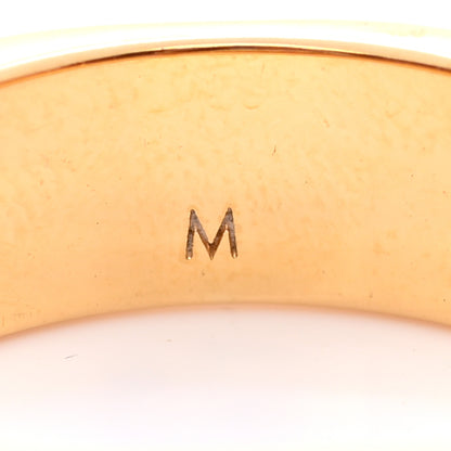 Louis Vuitton Brass Monogram Engraved Nanogram Ring M Gold 5 of 8