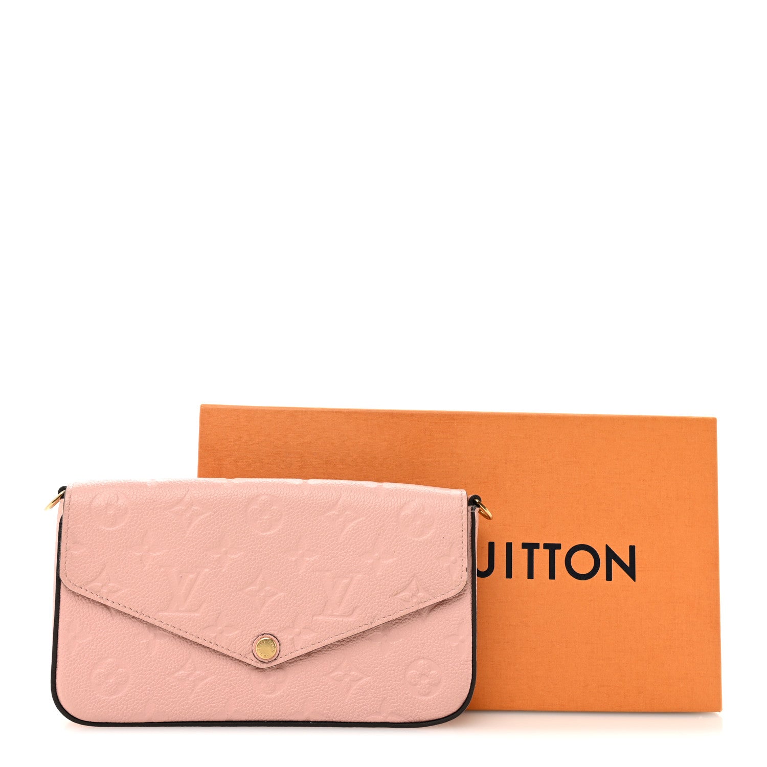 Louis Vuitton Empreinte Pochette Felicie Chain Wallet Rose Poudre 12 of 12