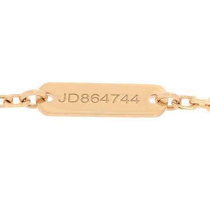 Van Cleef & Arpels 18K Yellow Gold Guilloche Vintage Alhambra Pendant Necklace 5 of 6