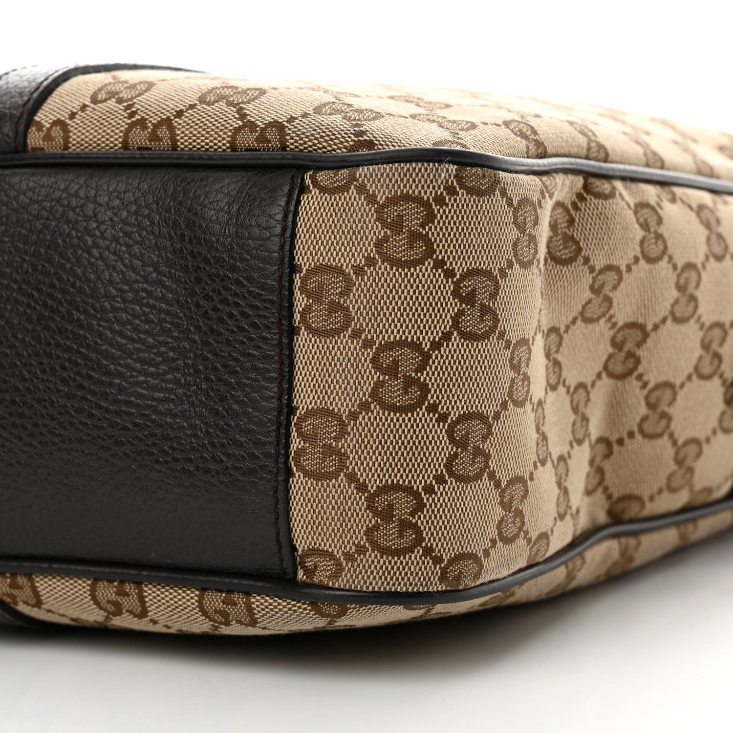 Gucci Monogram Briefcase Dark Brown 10 of 12