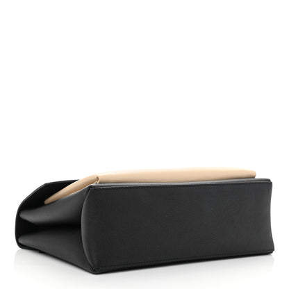 Louis Vuitton Soft Calfskin My Lockme Top Handle Vanille Black 4 of 10