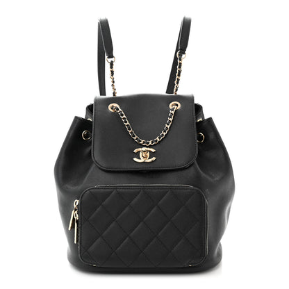 Chanel Caviar Quilted Business Affinity Backpack Black 1 of 12