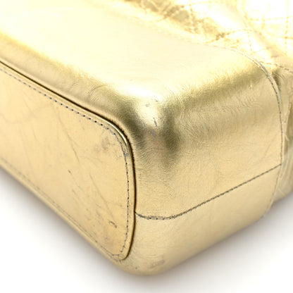 Chanel Metallic Aged Calfskin Quilted Medium Gabrielle Gold 10 of 10