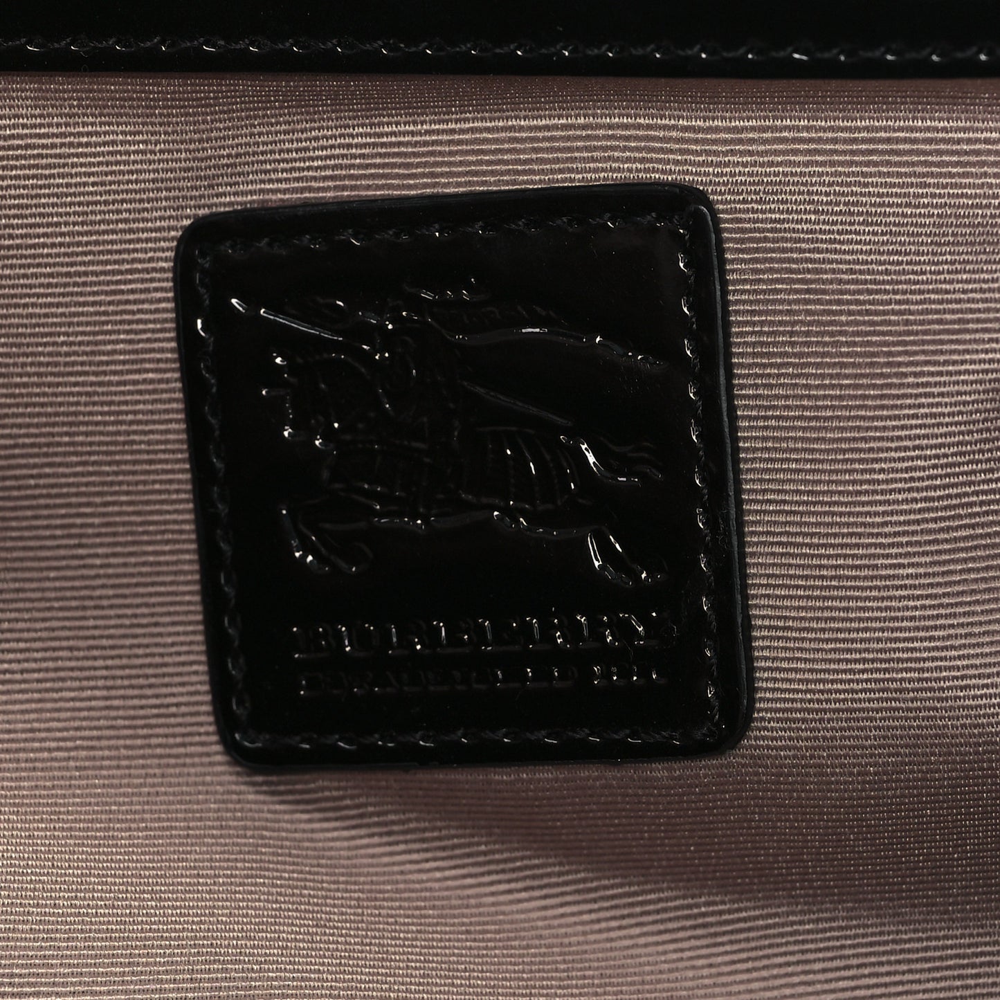 Supernova Check Patent Small Chester Bowling Bag Black