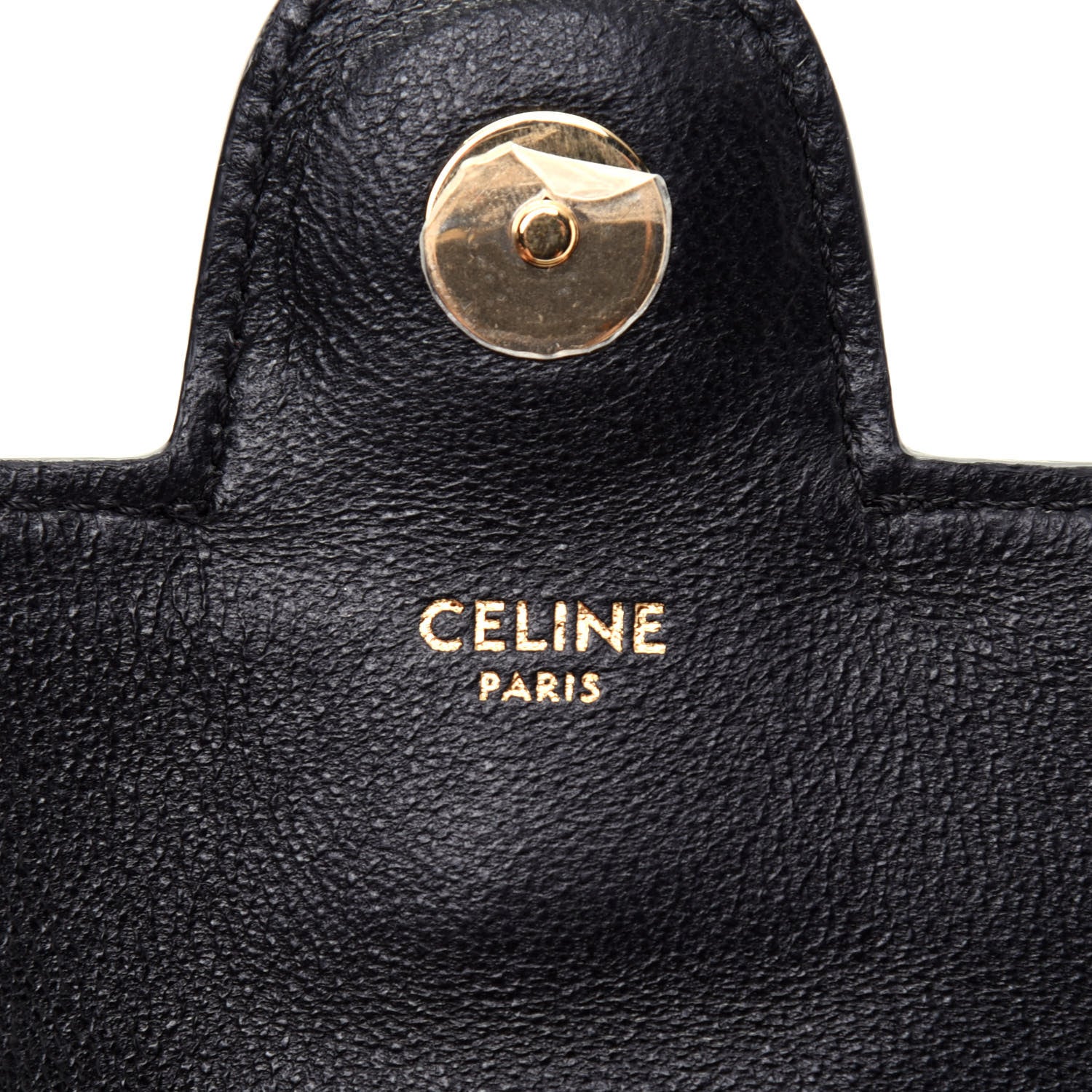 Celine Karung Teen Tassel Bag Black 8 of 11