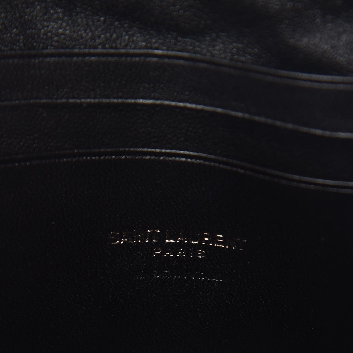 Grain De Poudre Matelasse Monogram Mini Lou Camera Bag Black