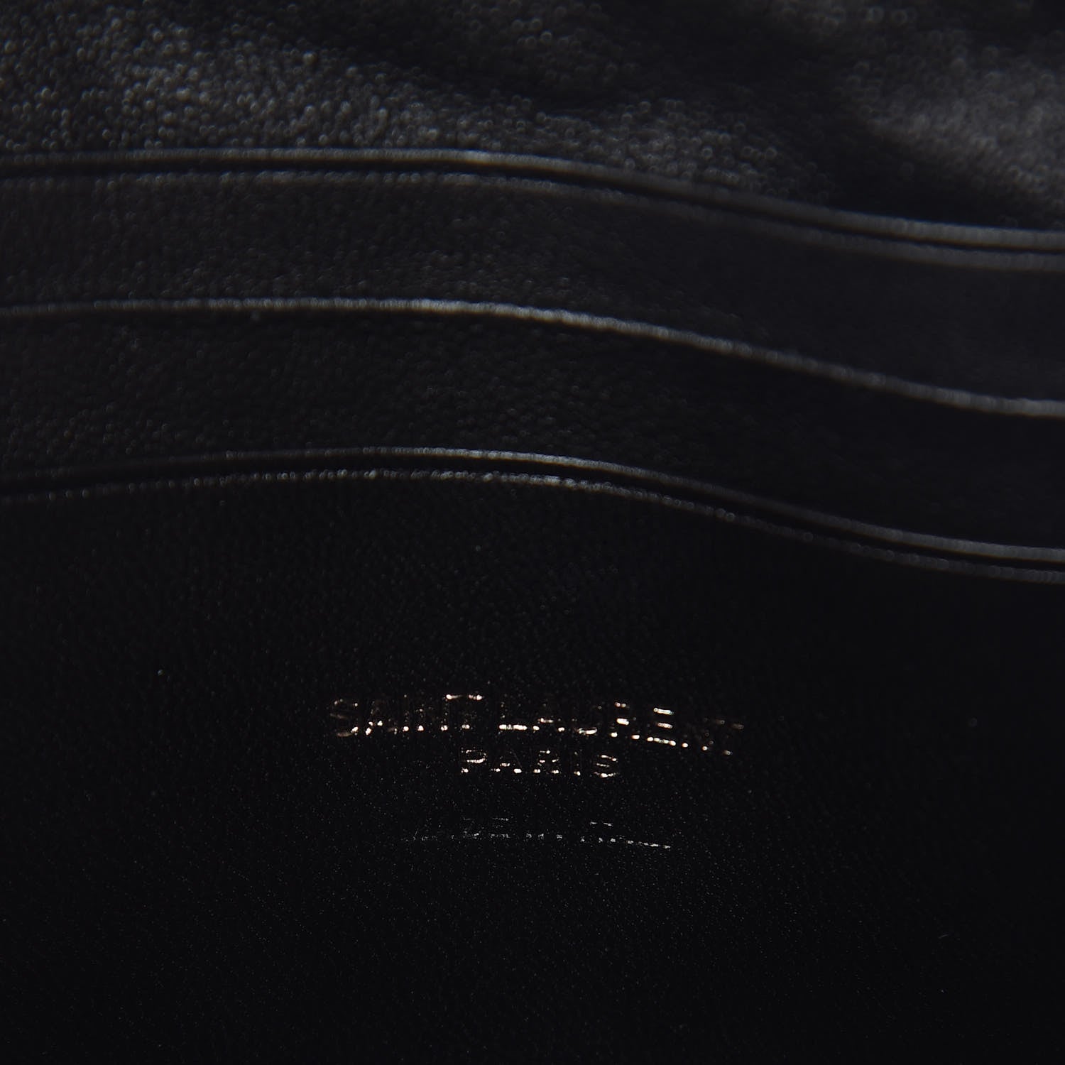 Saint Laurent Grain De Poudre Matelasse Monogram Mini Lou Camera Bag Black 6 of 11